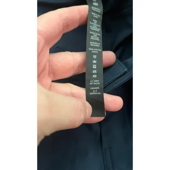 Lululemon ABC Slim-Fit Trouser *Warpstreme Size 36 True Navy - Picture 5 of 6